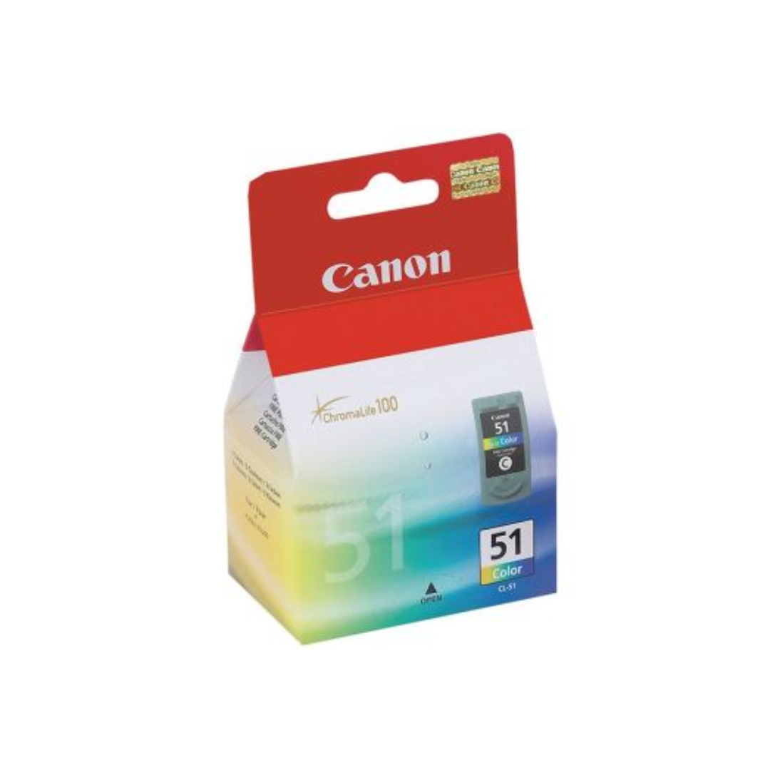 Canon CL-51 High Capacity Color Ink Cartridge = 275 pages