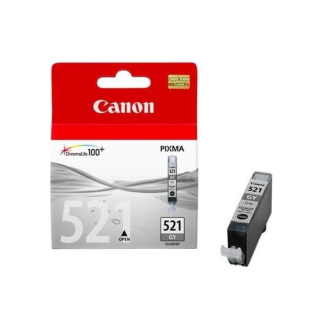 Canon CLI-521 Grey Ink Tank Blister Pack = 1,395 pages