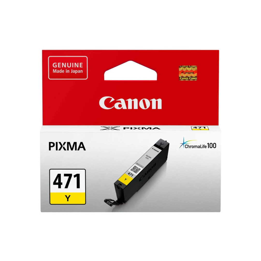 Canon CLI-471 Yellow Ink Cartridge = 330 pages