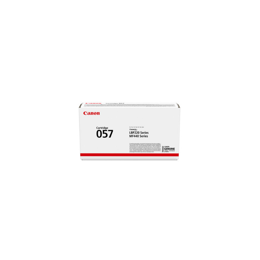 Canon Toner CRG 057 Black - LBP233dw / LBP226dw / LBP228x / MF443dw / MF445dw / MF446x / MF449x - Yield 3 100