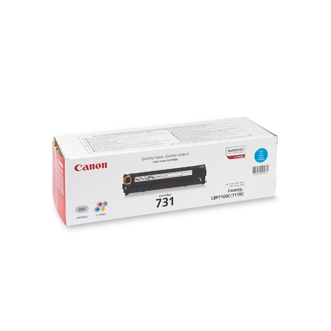 Canon CRG 731 Cyan Toner - LBP7100Cn, LBP7110Cw, MF82xx = 1,500 Pages