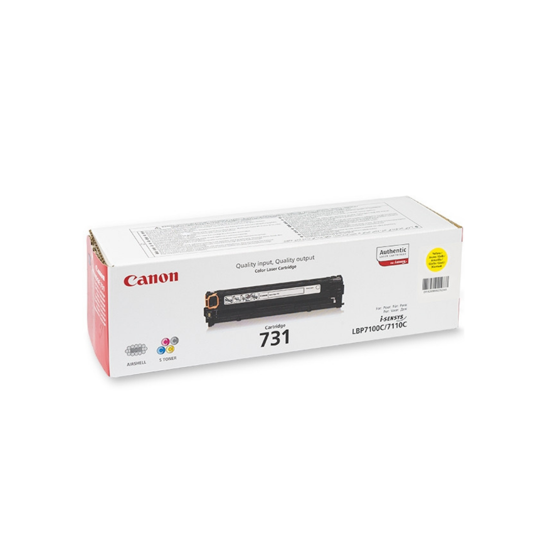Canon CRG 731 Yellow Toner - LBP7100Cn, LBP7110Cw, MF82xx = 1,500 Pages