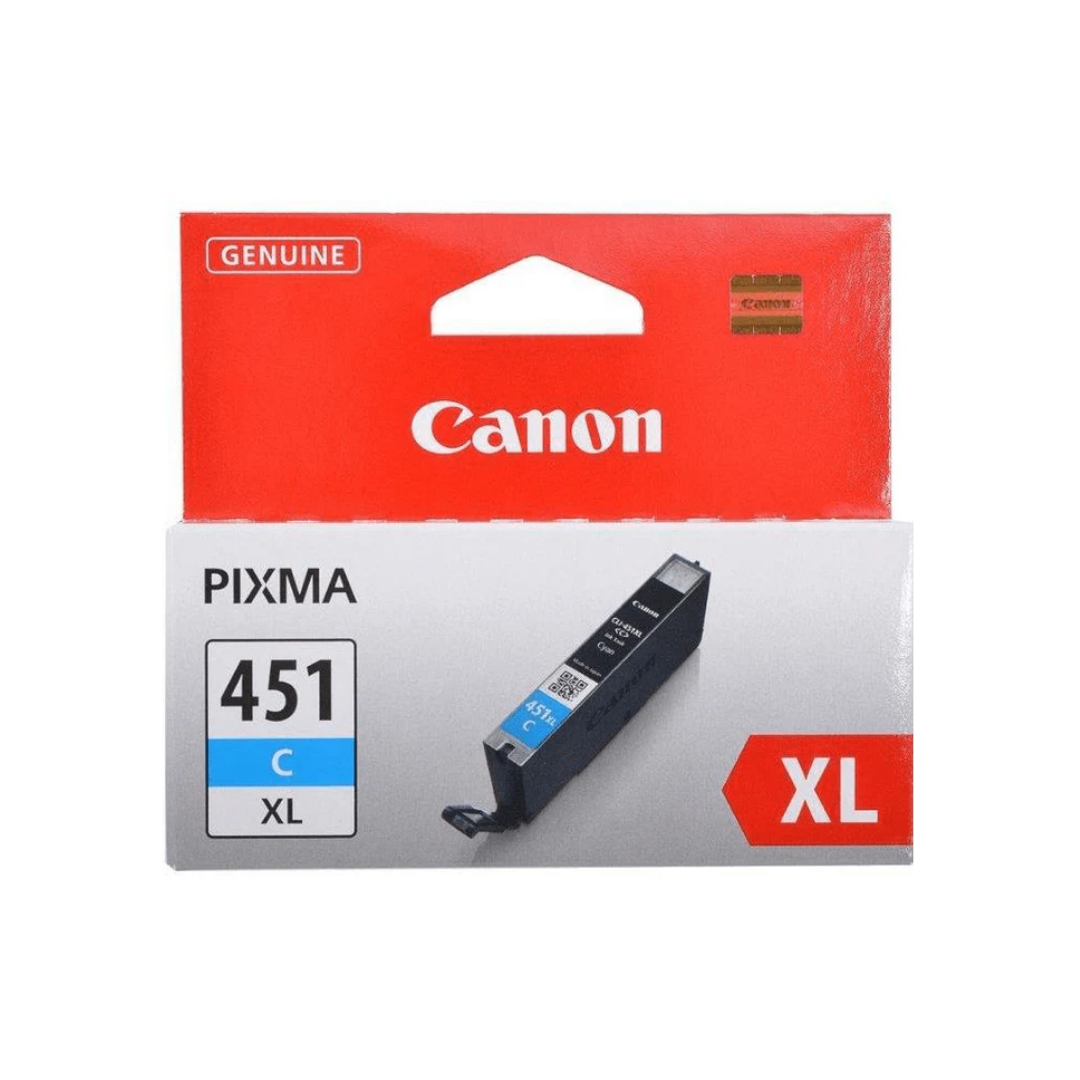 Canon CLI-451 High Yield Cyan Ink Cartridge = 665 pages