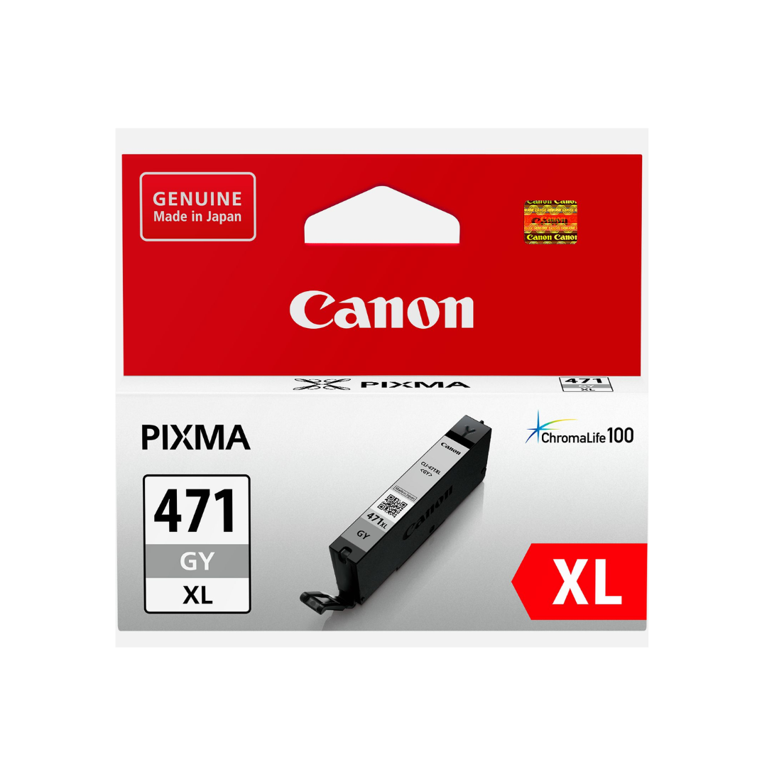 Canon CLI-471 High Yield Grey Ink Cartridge = 3,350 pages
