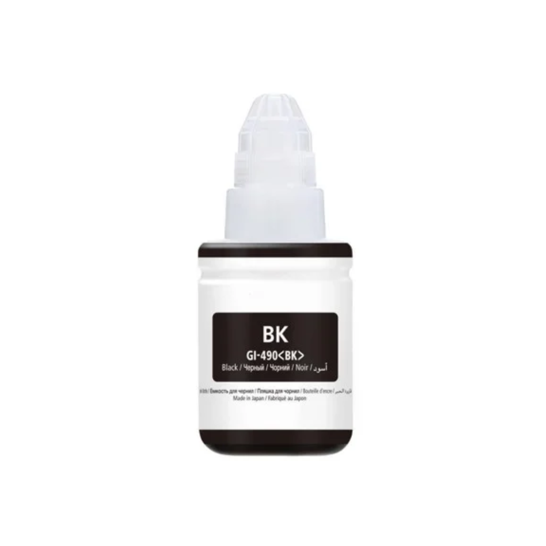 Canon GI-490 Black Ink Bottle = 6,000 pages