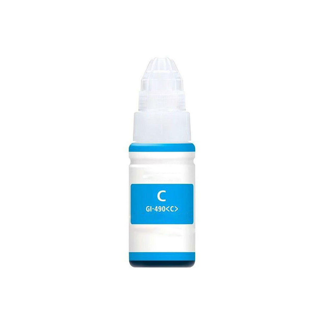 Canon GI-490 Cyan Ink Bottle = 7,000 pages