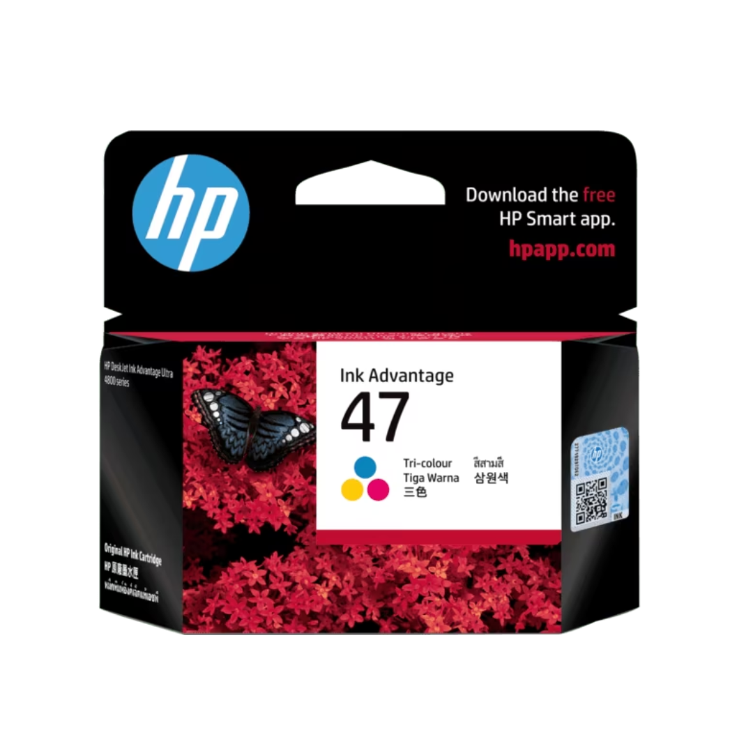 HP 47 Tri-color Original Cartridge, 700 pages