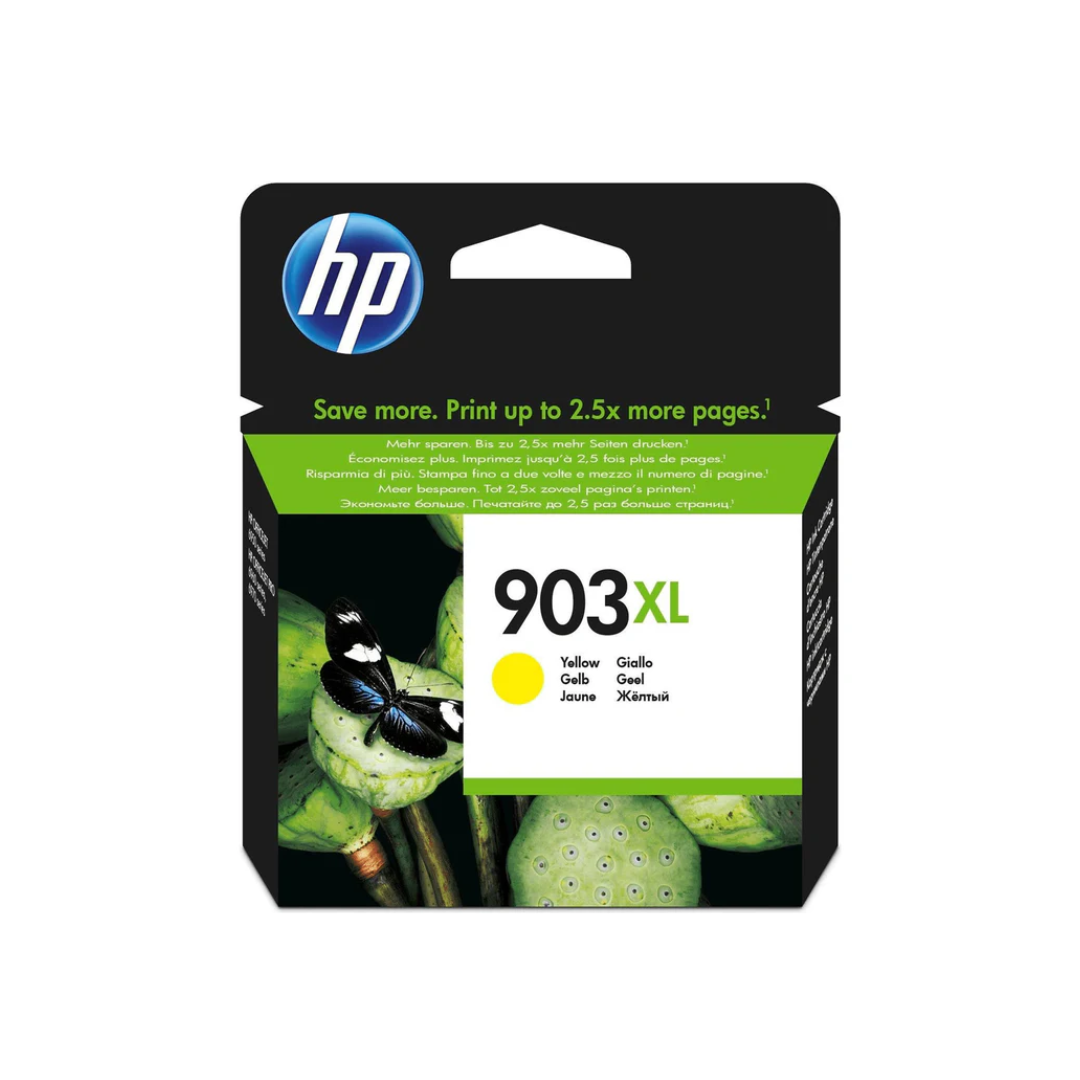 HP 903XL High Yield Yellow Original Ink Cartridge. ~825 pages