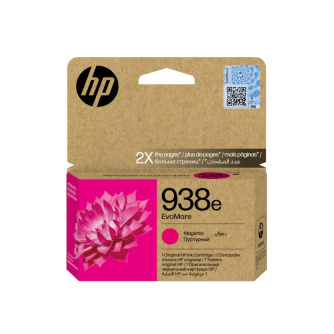 HP 938e EvoMore Magenta Original Ink Cartridge. ~1,650 pages