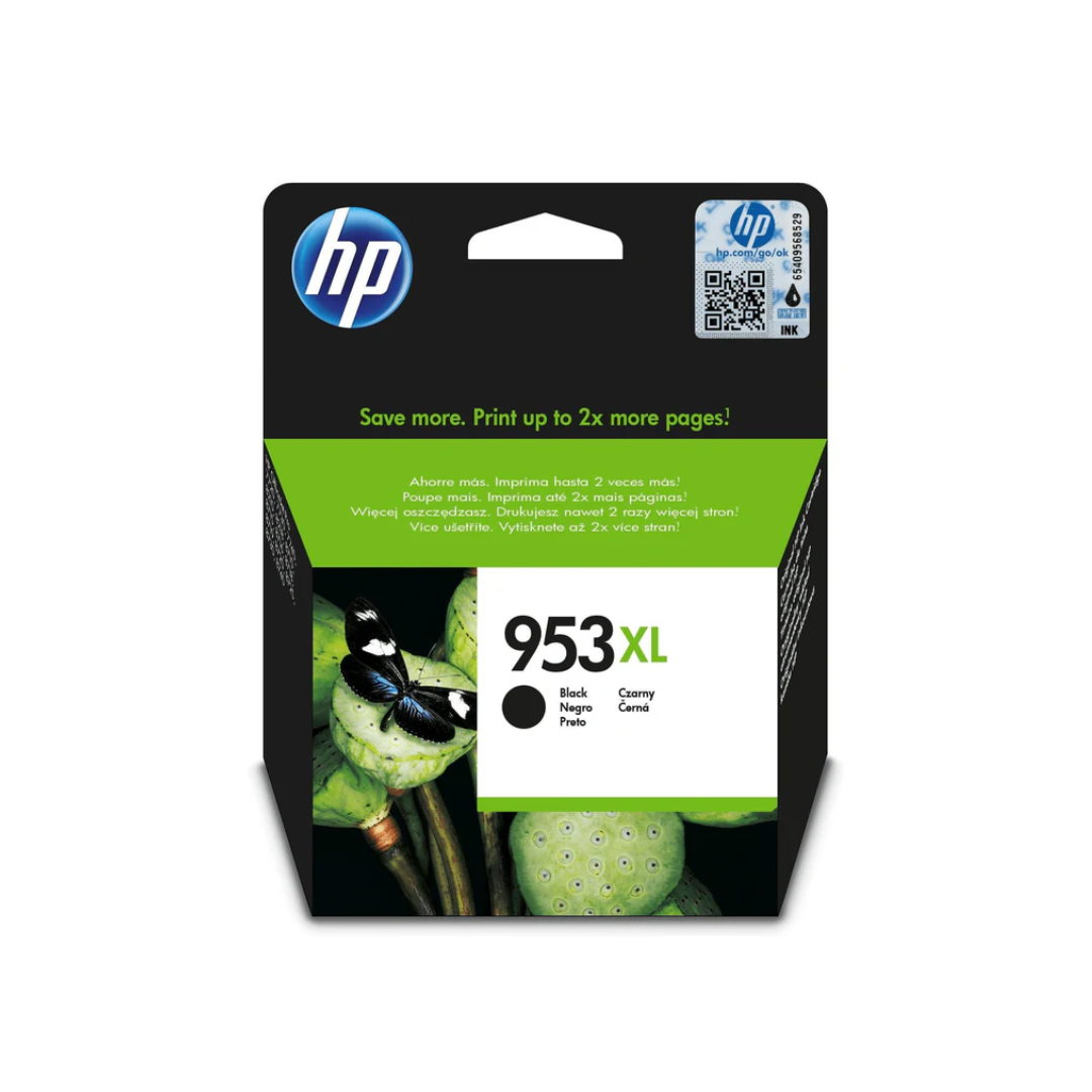 HP 953XL High Yield Black Original Ink Cartridge. ~2,000 pages