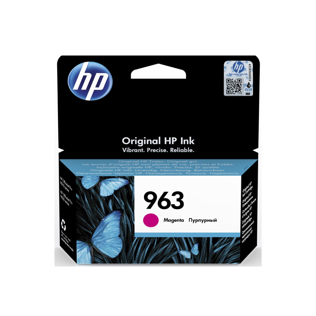 HP 963 Magenta Original Ink Cartridge. ~700 pages