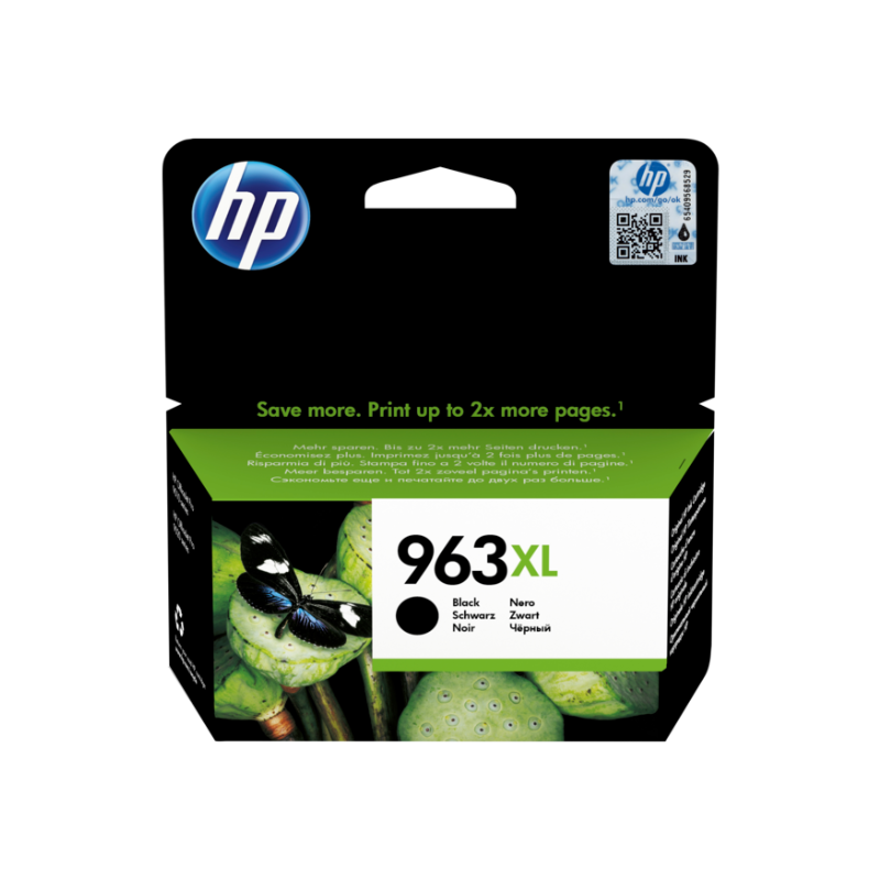 HP 963XL High Yield Black Original Ink Cartridge. ~ 2,000 pages