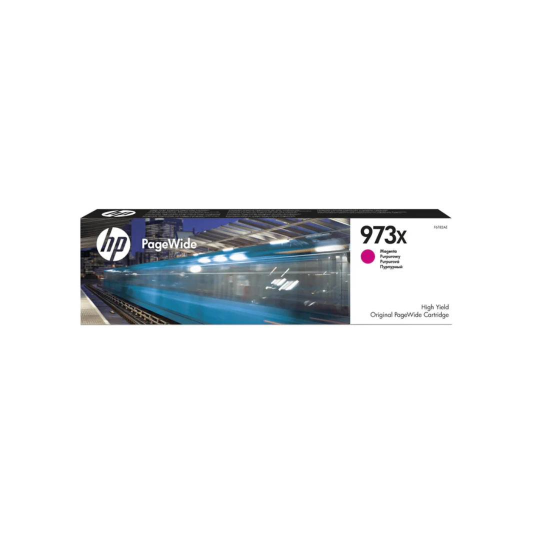 HP 973X High Yield Magenta Original PageWide Cartridge. ~7,000 pages