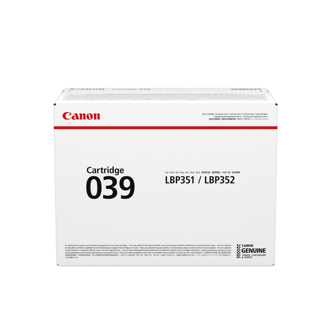 Canon Toner Cartridge  039 Black -  LBP351x / LBP352x - Yield 11 000