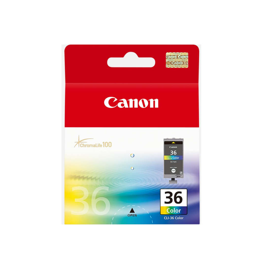 Canon CLI-36 Color Ink Tank = 249 pages