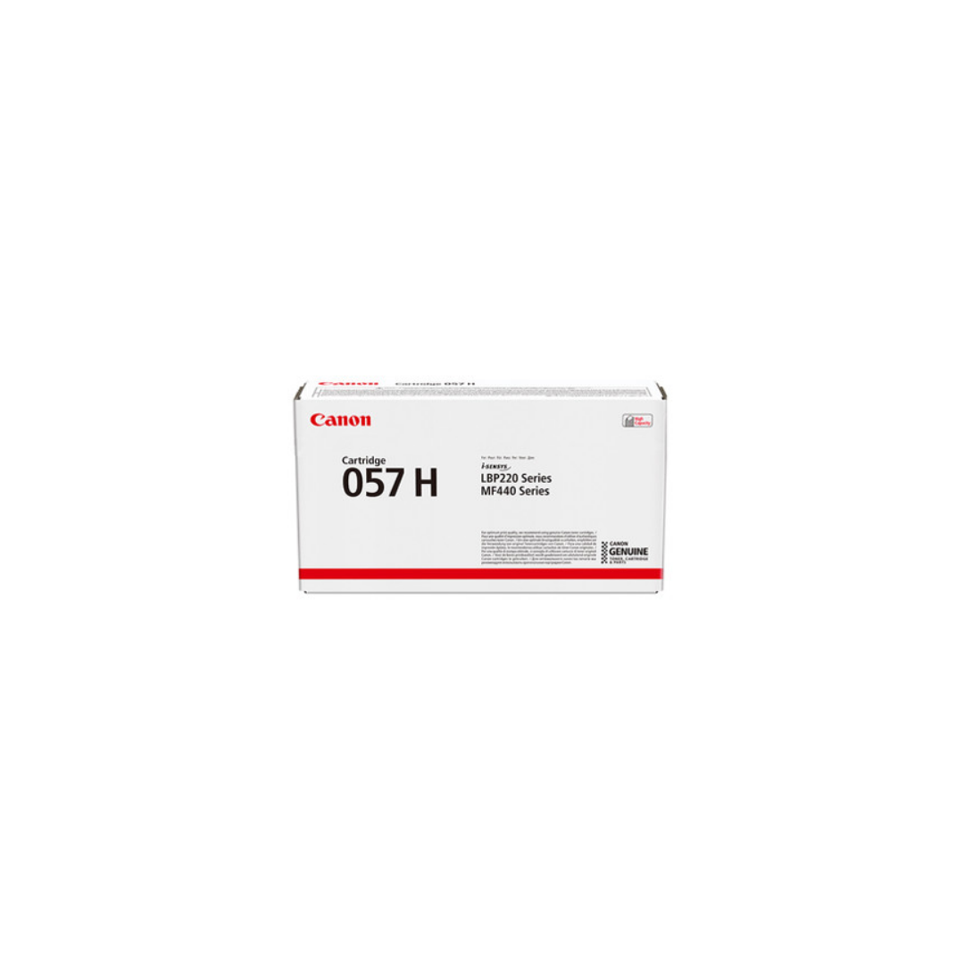 Canon Toner CRG 057 H Black - LBP233dw / LBP226dw / LBP228x / MF443dw / MF445dw / MF446x / MF449x - Yield 10 000