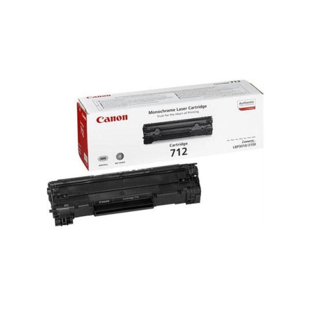Canon Toner Cartridge 712 Black - LBP3010, LBP3100 = 1,500 pages