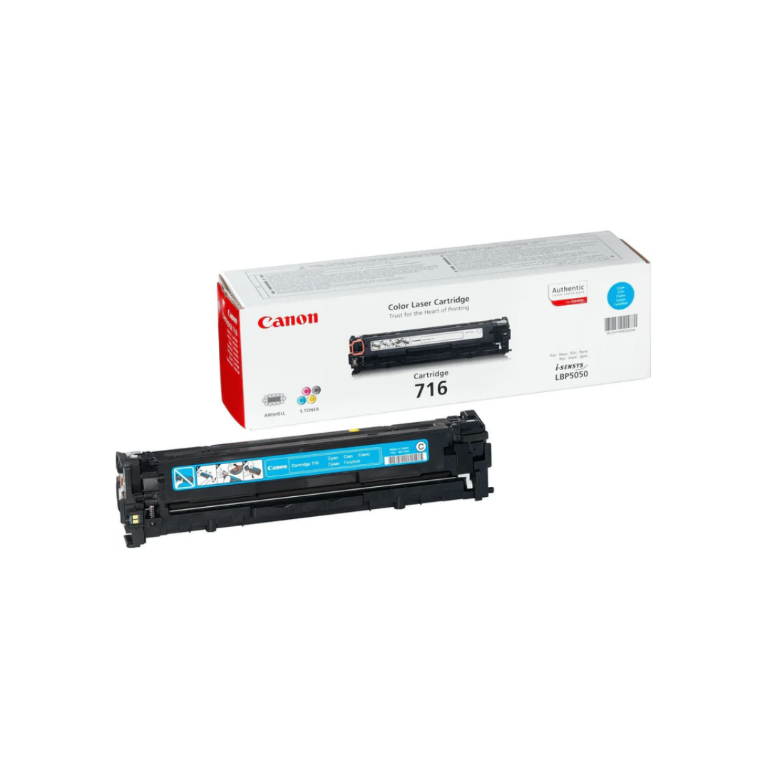 Canon Toner Cartridge 716 Cyan - LBP5050, MF8030Cn, 8040Cn, 8050Cn, 8080Cw = 1,500 pages