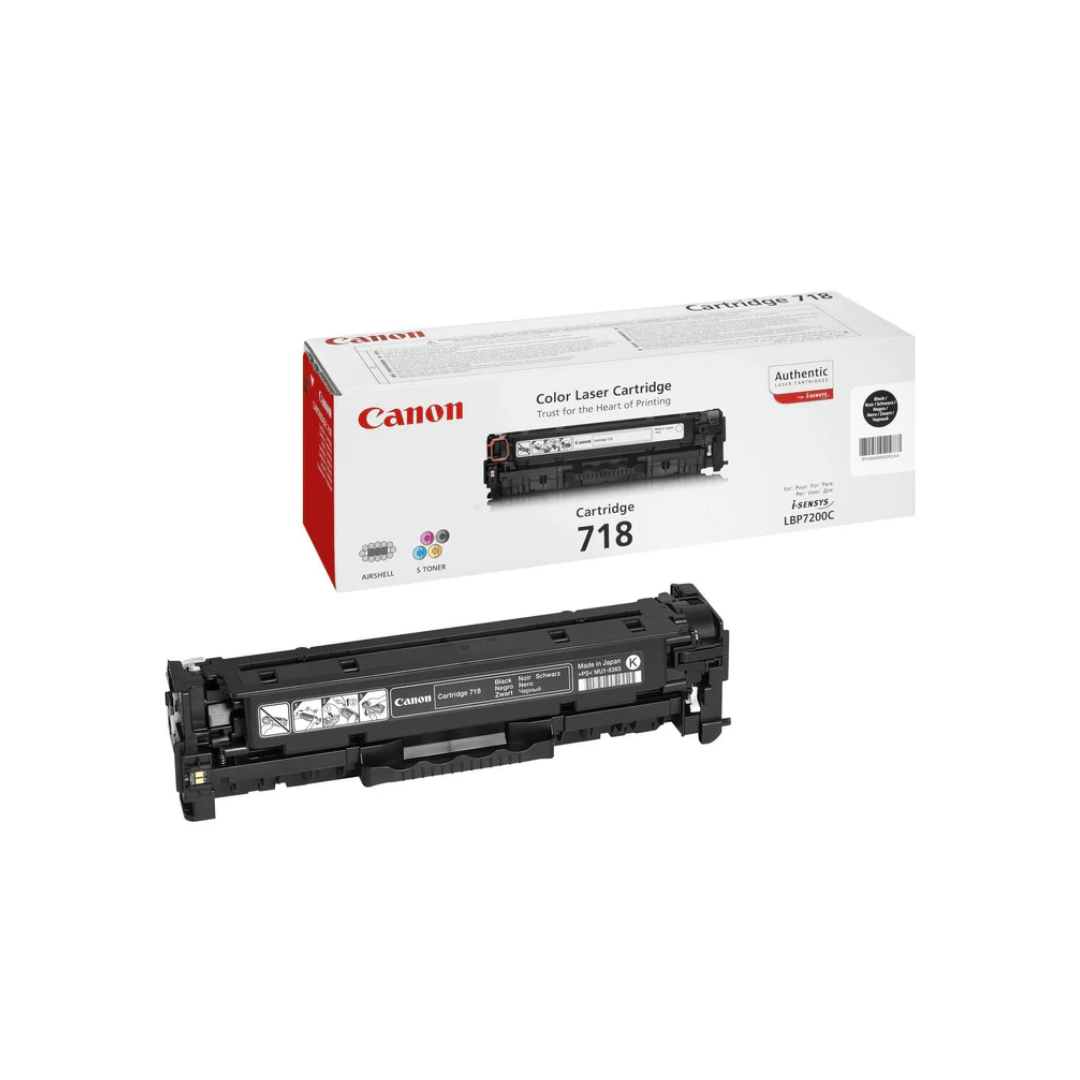 Canon Toner Cartridge 718 Black - LBP7200Cdn, 7210Cdn, 7660Cdn, 7680Cx, MF83xx, 85xx = 3,400 pages