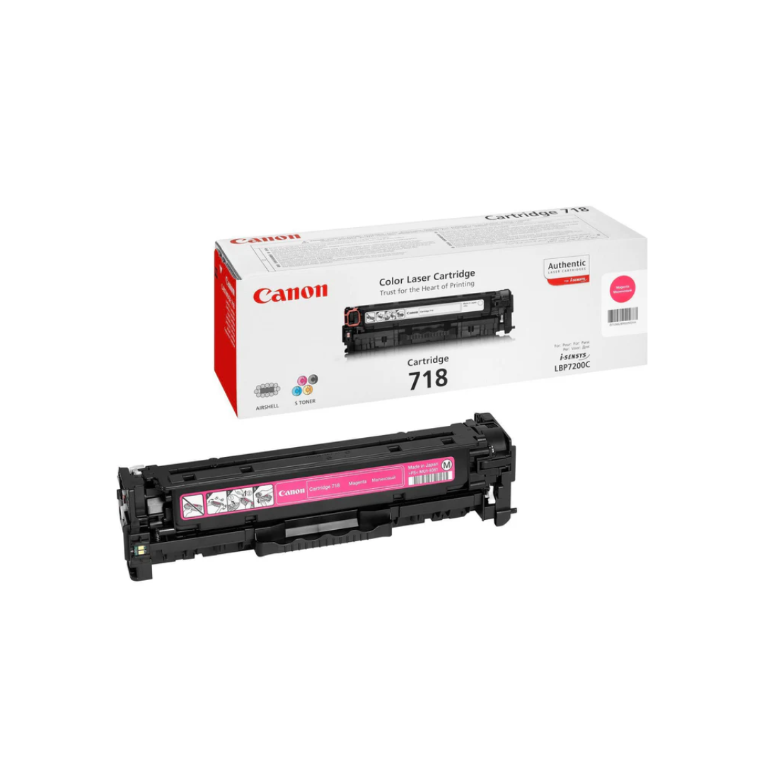 Canon Toner Cartridge 718 Magenta - LBP7200Cdn, 7210Cdn, 7660Cdn, 7680Cx, MF83xx, 85xx = 2,900 pages