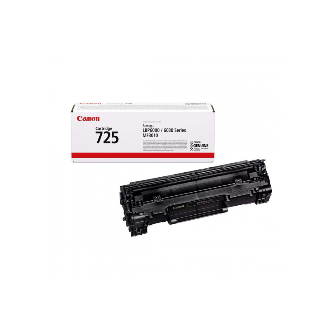 Canon Toner Cartridge 725 Black - LBP6000, 6020, 6030, MF3010 = 1,600 pages