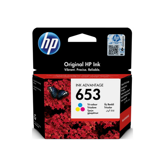 HP 653 Tri-color Original Ink Advantage Cartridge