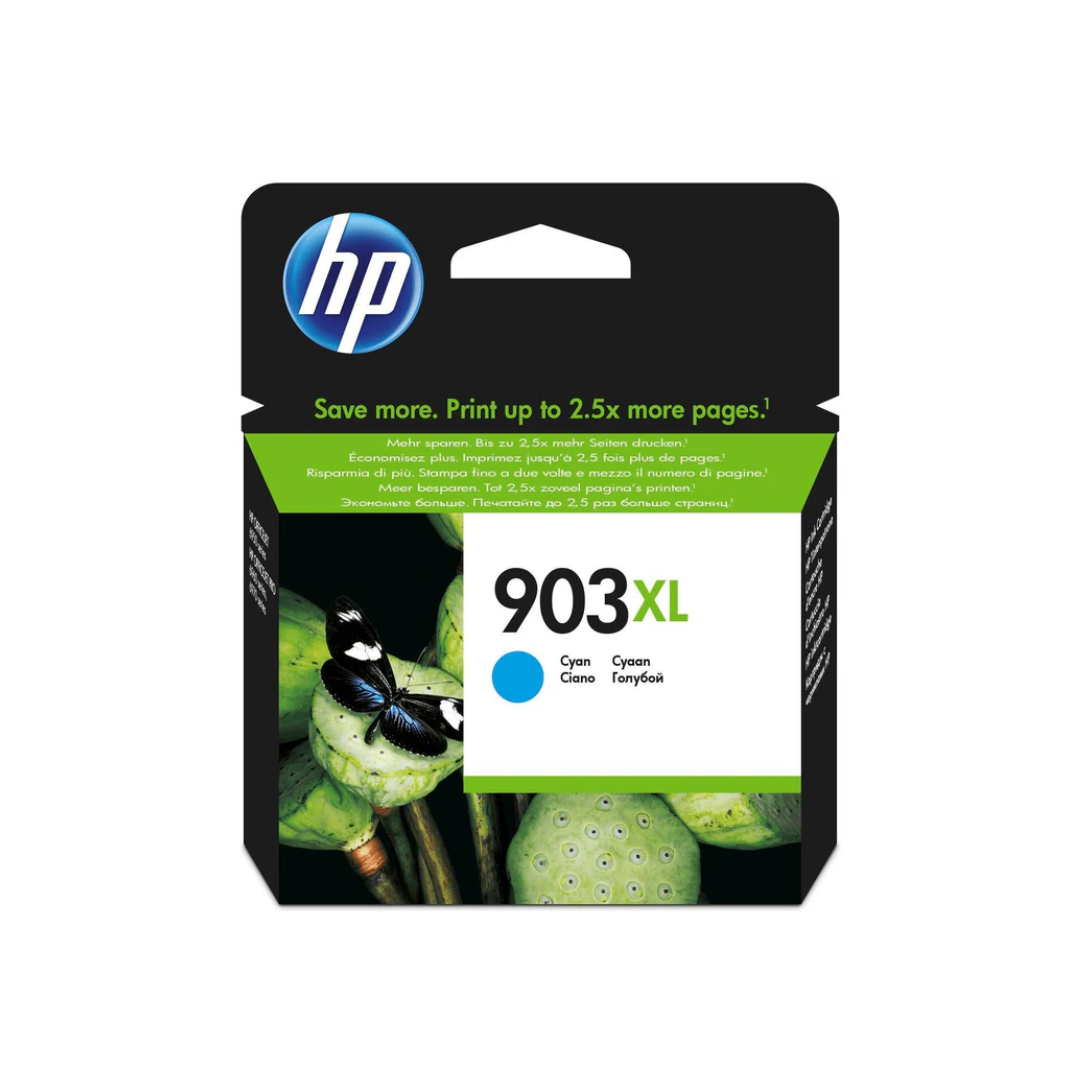 HP 903XL High Yield Cyan Original Ink Cartridge. ~825 pages