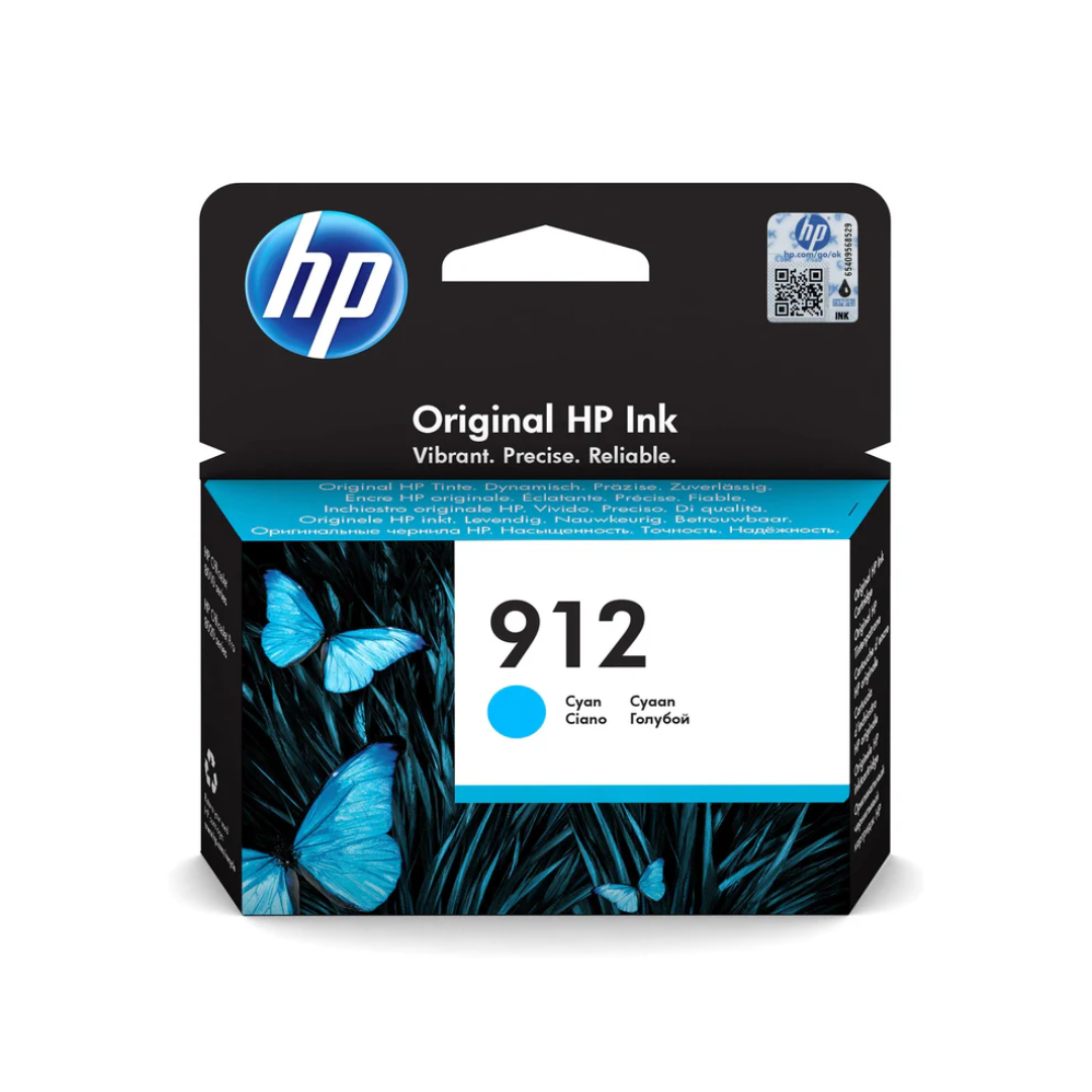 HP 912 Cyan Original Ink Cartridge. ~315 pages