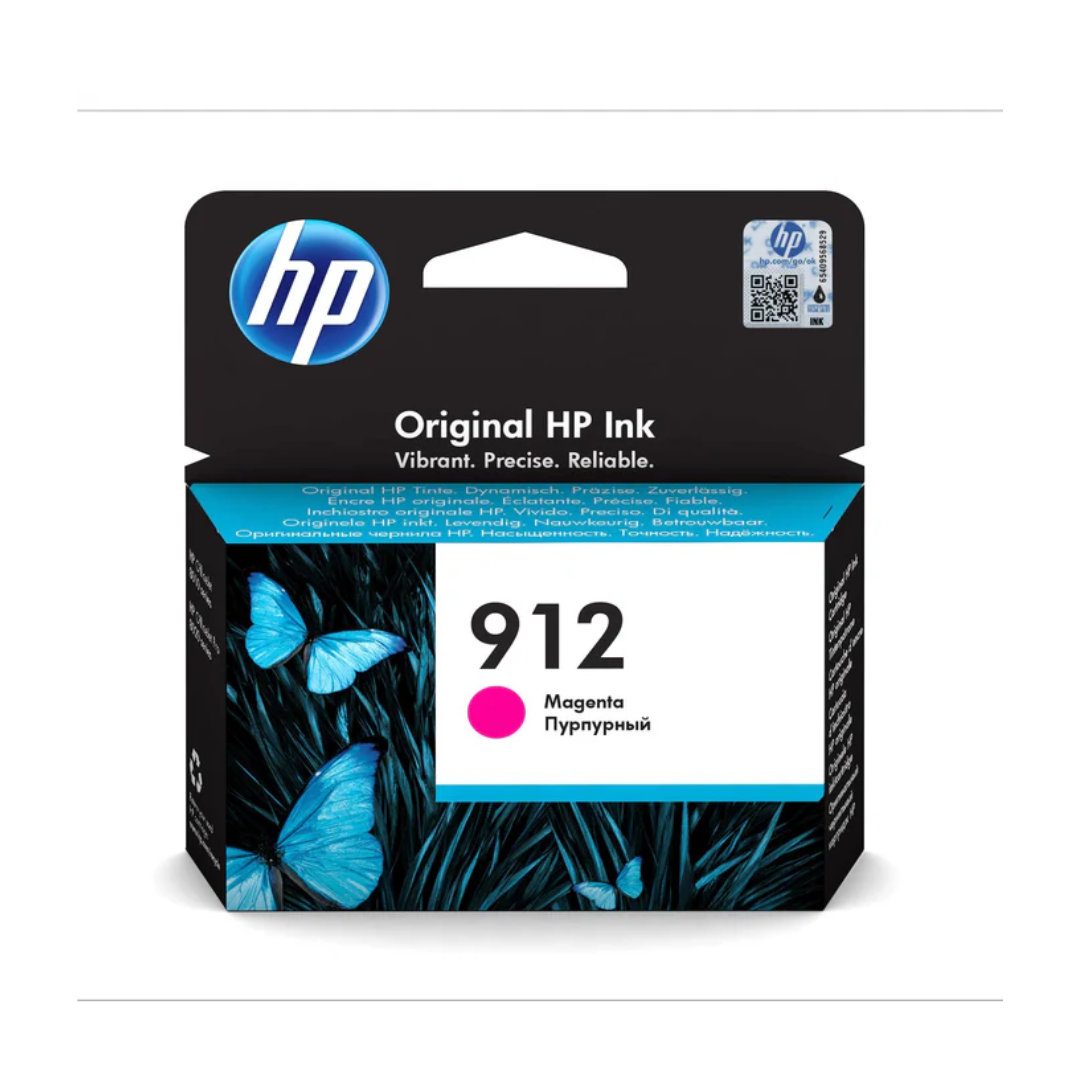 HP 912 Magenta Original Ink Cartridge. ~315 pages