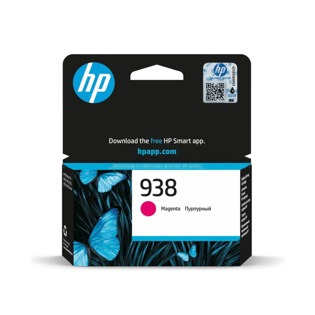 HP 938 Magenta Original Ink Cartridge. ~800 pages