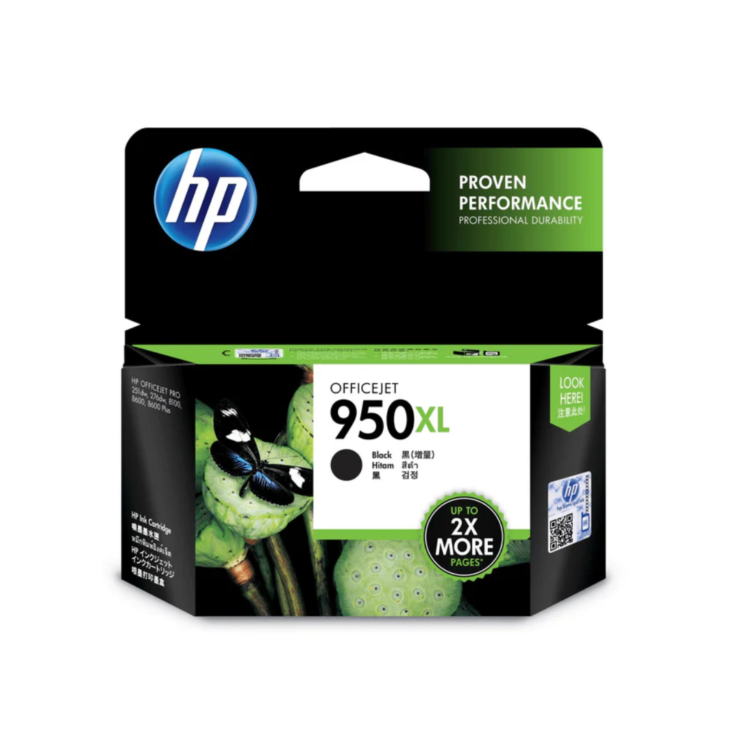 HP 950XL High Yield Black Original Ink Cartridge. ~2,300 pages