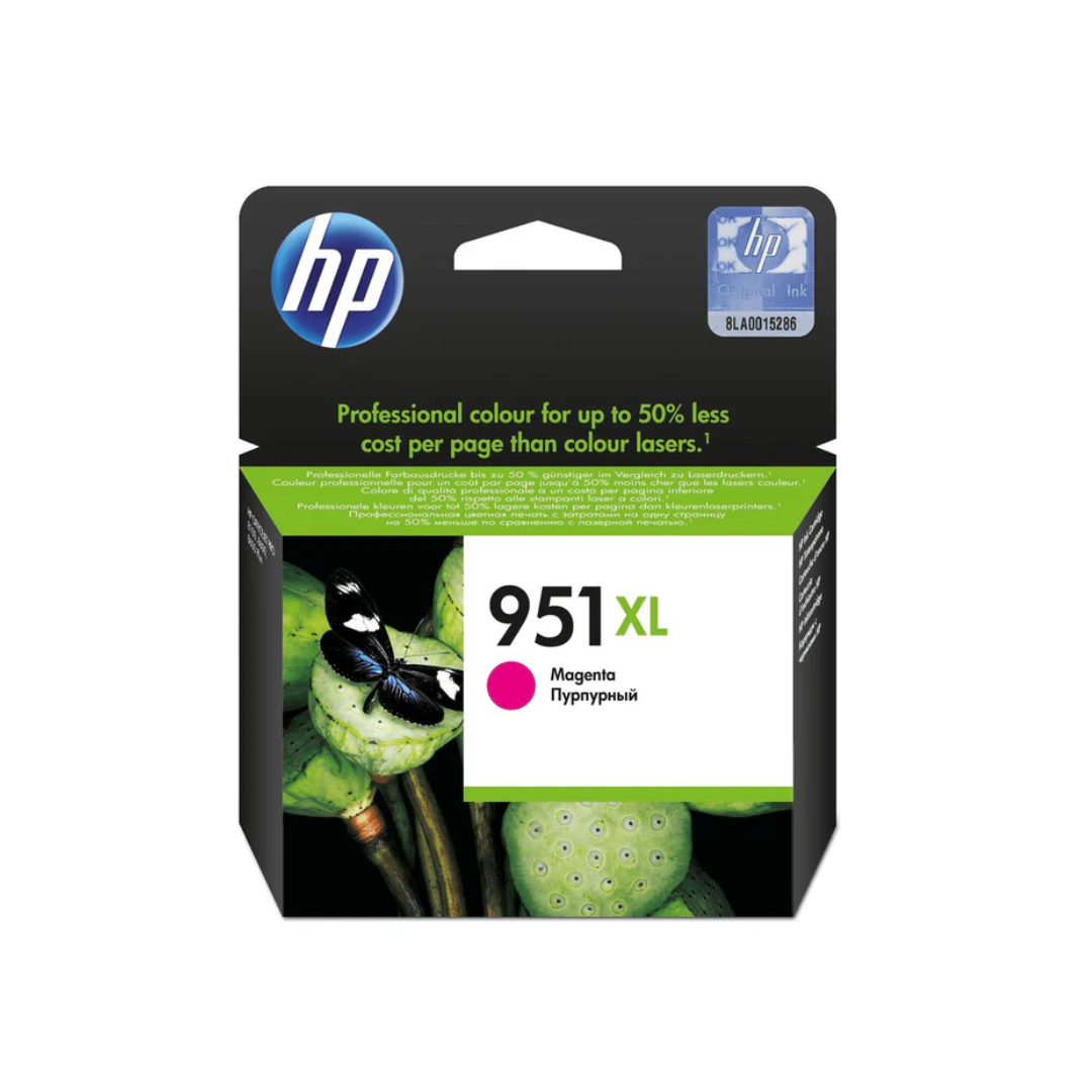 HP 951XL High Yield Magenta Original Ink Cartridge. ~1,500 pages