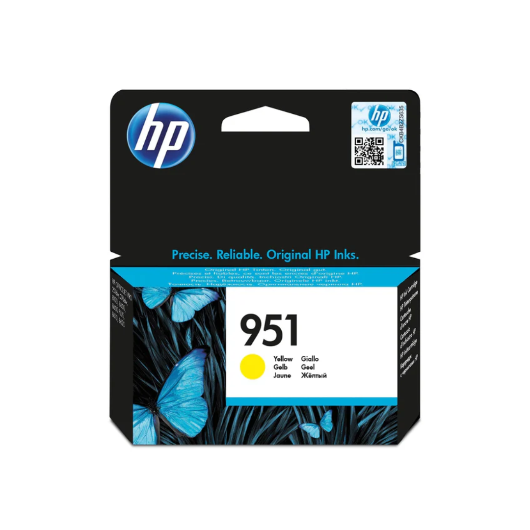HP 951 Yellow Original Ink Cartridge. ~700 pages